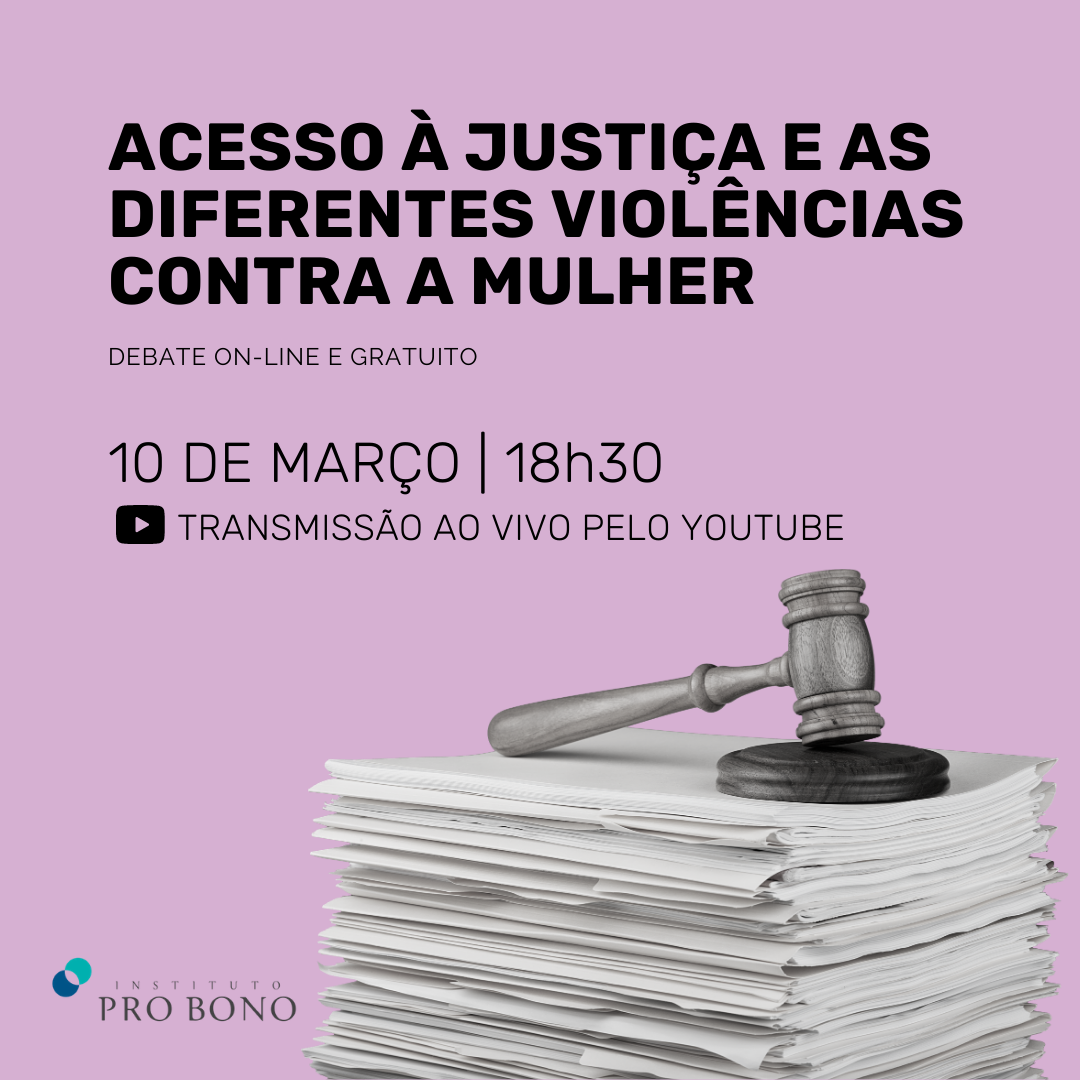 IPB promove debate gratuito sobre acesso à justiça e violências contra as mulheres; assista